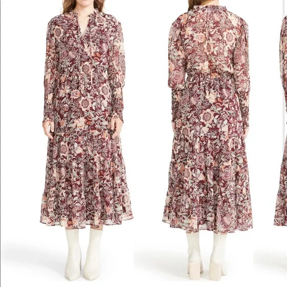 BB Dakota by Steve Madden | Dresses | Bb Dakota Long Sleeve Floral Midi Dress Maroon Floral Size Xl Worn Once | Poshmark BB Dakota by Steve Madden | Dresses | Bb Dakota Long Sleeve Floral Midi Dress Maroon Floral Size Xl Worn Once | Poshmark
